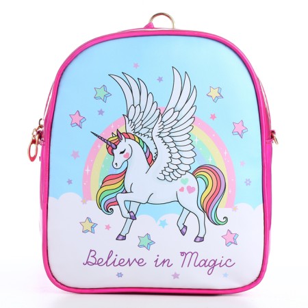 Backpack children Rusalka 20*8*23, lightning department, n/pocket, lilac-1