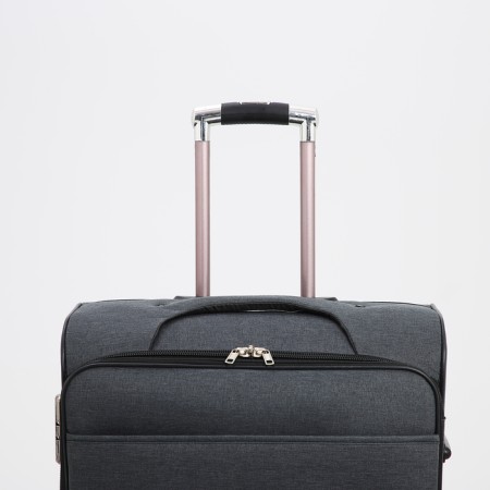 Big suitcase 28 ", lightning department, code castle, 3 wheels, 2 outer pockets, color gray color-6