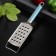 Grater with a handle Large shade Lagoona, 30 cm, stainless steel, color of blue metallic