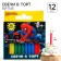 Set of candles for the cake "Happy Birthday", 12 pieces, spider-man