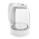 Teapot Maunfeld MGK-613WH, glass, 1.7 l, 2200 watts, white