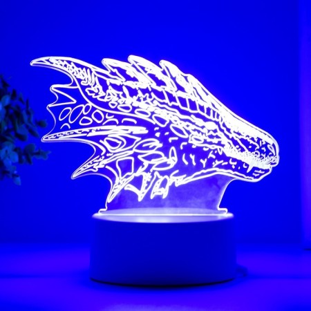 Lamp "Dragon" LED white 15x9.5x11 cm