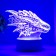 Lamp "Dragon" LED white 15x9.5x11 cm