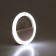LED ring lamp for Luazon Aks-06, 3 modes, 80 mAh, white