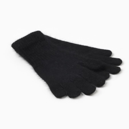 Women's gloves minku, black color, 25 cm-1