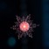 LED toy on Velcro "Snowflake" 11 cm, batteries Lr44x3, glow of multi
