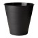 Garbage bucket French, 10 l, black color