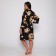Female set (robe/shirt), black color, size 44