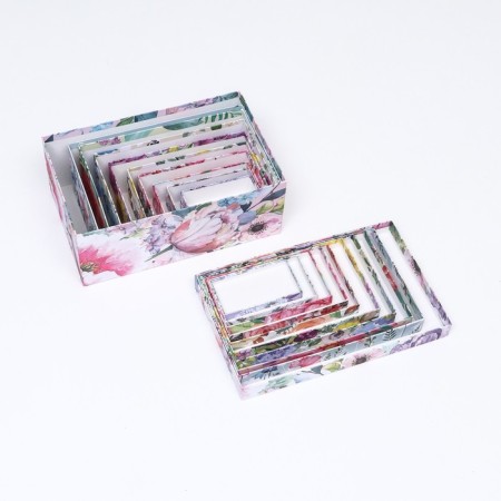 A set of boxes 10 in 1 "Flower Galaxy", 30 x 19 x 12 - 12 x 6.5 x 4 cm-7