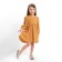 Children's dress with long sleeve KAFTAN "Muslin", size 28 (86 -92 cm) Mustard color