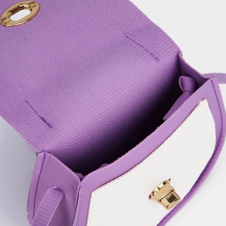 Baby bag on fasting, lilac color-2