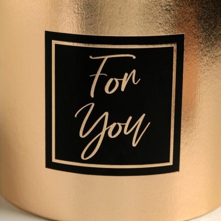 Gift gift, packaging, “for you”, gold, 12 x 12 cm-2