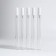 A bottle for storage, with a sprayer, 15 ml, packing - 5 pcs, white color