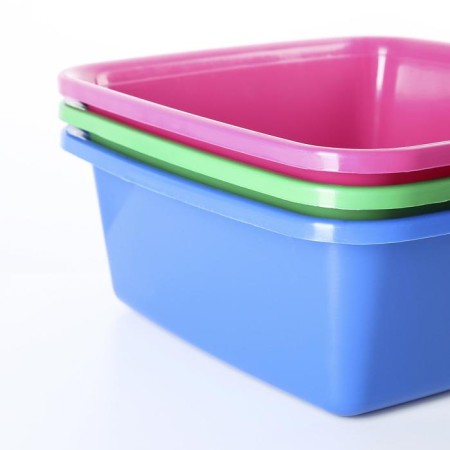 Square pelvis, 7 l, color mix-5
