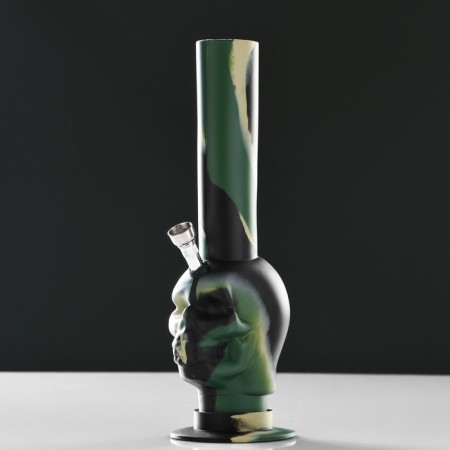 Bong "Skull Camouflage" 8 x 26 cm, mix