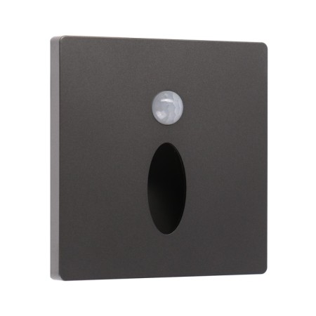 Built-in lamp for the stairs, NL-39, engine sensor, 1.5 W, 60 lm, 6500k, silver