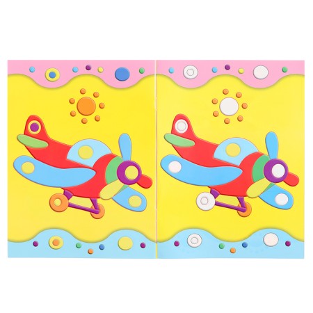 Developing stickers for babies "steam locomotive"-1