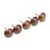 Tundra nails, decorative, 25x39 mm, copper, 100 pcs