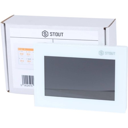 Stout STE-0101-008012, M-8E wireless control panel, for the L-8E rail, white-4