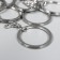 The base for the armor is a ring flat metal with a chain silver 3.2x3.2 cm set 12 pcs