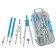 Ready 7 items (2 circulas, 2 flights, 2 extension cords, barrels, centrick), in a plastic penalty