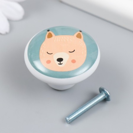 Pen for the casket ceramics, metal "Squirrel" 3.8x3.8x2.8 cm-1