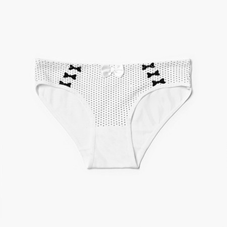Women's cowards, white color, size 42-44