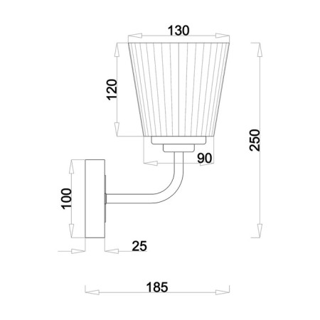 NOBLE E14X60W wall lamp-5
