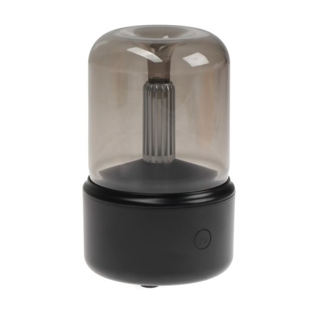 Aromadiffusor HM-9 with candlestick, ultrasonic, 120 ml, from USB to computer, backlight, black-2