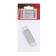 Magnet furniture tundra M003W, 72x13 mm, large, white color, 1 pc.