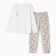 Pajamas female, white/gray color, size 42-44