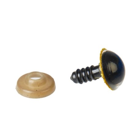 Rifle eyes with plugs, “sparkles” set 48 pcs, size 1 pc: 1.2 cm, yellow color-1
