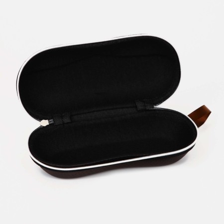 Lightning glasses case, brown color-2