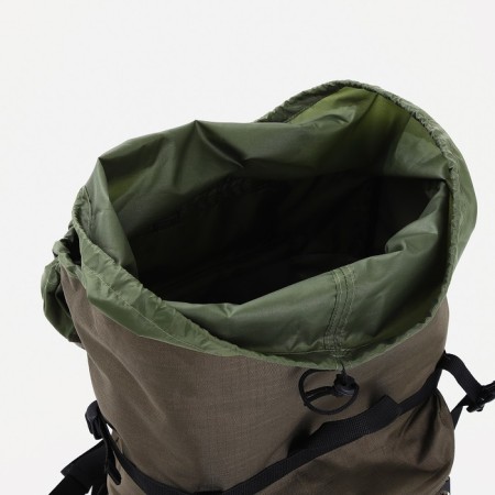 Tourist backpack, 100 l, lightning department, 3 outer pockets, Huntsman, Khaki color-9