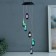 Wind music with illumination from the solar battery "Flashlight" 13x13x55 cm