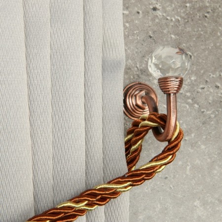 The hook for the curtains "tundra" ks007, one -rod, color copper-5