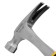 Denzel 10422 gvo hammer, all-metal, two-component handle, 350 g