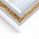 Photo frame glass 10x15 cm "Broken glass" gold 15x17.5 cm