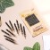 Candles in the cake "Golden pea", 6 cm, 10 pcs, black