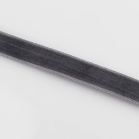 Velvet tape, 10 mm, 18 ± 1 m, color gray No. 63-2