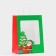 Gift package with the window "Santa Claus" 19 x 26 x 13 cm, green