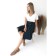 Skirt from costume fabric with buttons on the front, size 42