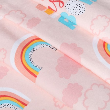 Curtain "Ethel" Pink Rainbow, 145*260 cm, 100% cotton-3
