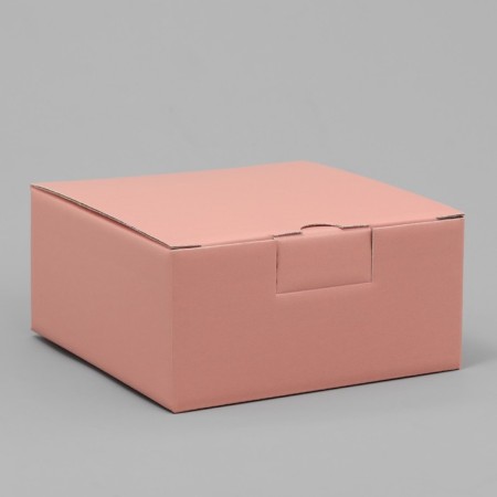Gift folding box, packaging, “peach”, 15 x 15 x 7 cm-1