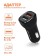 Airline Automobile Adapter, 2xUSB QC 3.0 + 2.1A, 12/24V