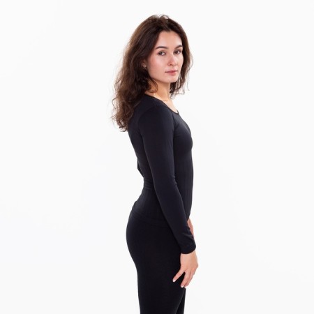 Female thermal underwear (longshit), black color, size 42-44 (s)-1
