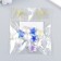 Decor for creativity plastic "Star with mother of pearl" MIX 1.6x1.6x0.8 cm