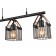 Drago lamp, 3x60W E27, black color