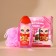 Gift set of "New Year's miracles", bath foam and body washcloth, vanilla