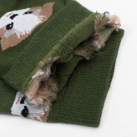 Nocks children, green color/Dog print, size 14-3